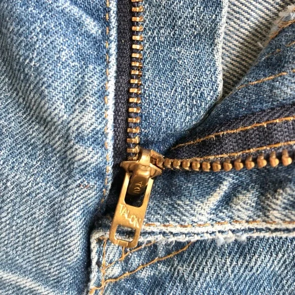 Vintage 70s Levis 684 Orange Tab Bell Bottom Super Flare Jeans - Picture 9 of 14